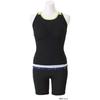 Mizuno Gym Fitness Swimsuit Size Blue Women's (3/4 Length) N2JG984427, M,
