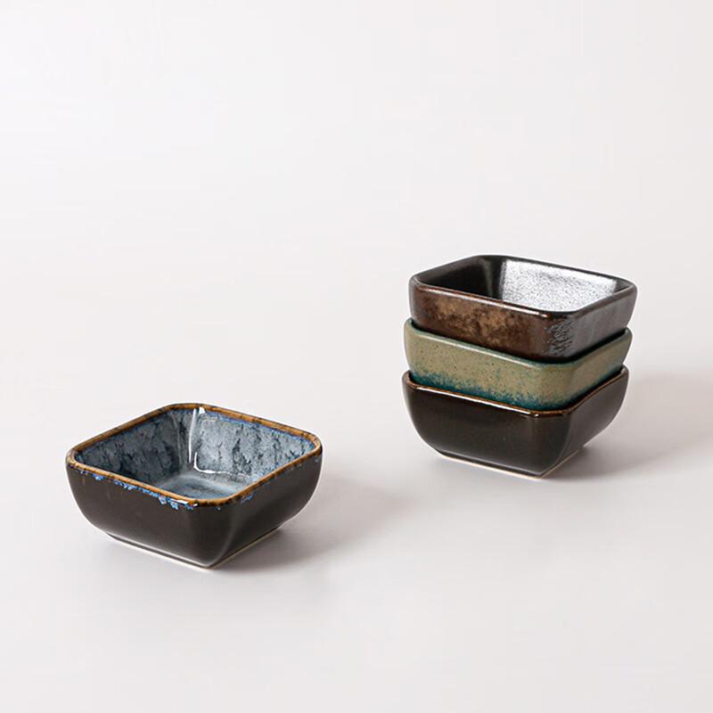 De Ouxing Light Ceramic Square Dipping Dishes