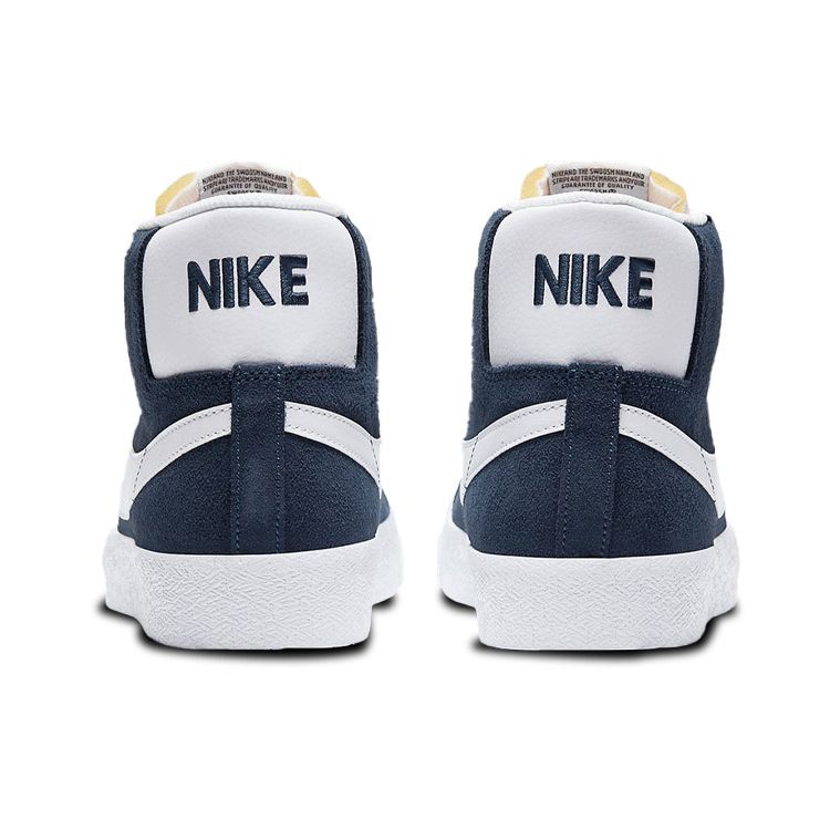 Nike Zoom Blazer Mid SB Marineblå Unisex Sneakers Blå Svart Universitetsrød 864349-401