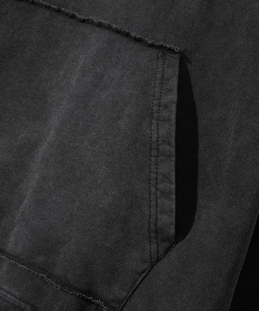 [Crop Selection] Asi Four Seasons Essential Sweat Hoodie_Pigment Charcoal