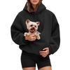 Pocket Style Pet In One Double-sided Plush Loose Fitting Hooded Sweatshirt For Both Men And Women