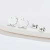 Korean Style Sheep Studs Earrings Animal Earwear Lightweight and Comfortable Ear Accessories for Fashion Enthusiasts