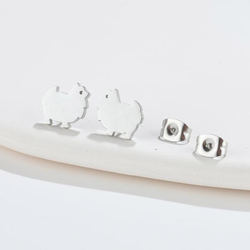 Korean Style Sheep Studs Earrings Animal Earwear Lightweight and Comfortable Ear Accessories for Fashion Enthusiasts