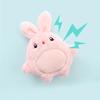 New Plush Doll Mouse Rabbit Cartoon Animal Cat Dog Double Pet Toy Soft Bite-resistant Self-exciting Cat Toy