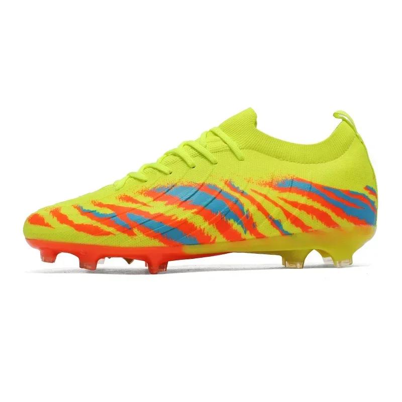 Professional Football Shoes AG Soccer Cleats Anti-Slip Artificial Grass for Men Women Children Teenagers Sports Shoes Football