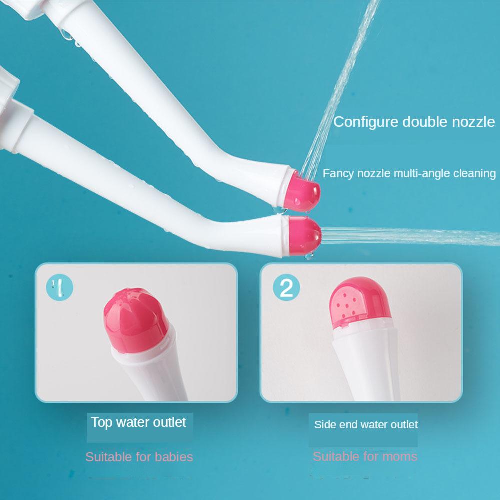 Přenosný bidet Zařízení pro výplach intimních partií Čistič zadečku pro miminka Poporodní péče Perineum těhotných a ležících žen Tělový bidet