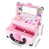 Makeup Kids Toy Kit Washable Beauty Set With Portable Cosmetic Box Princess Pretend Play Birthday Children'S Day Gift For Girls