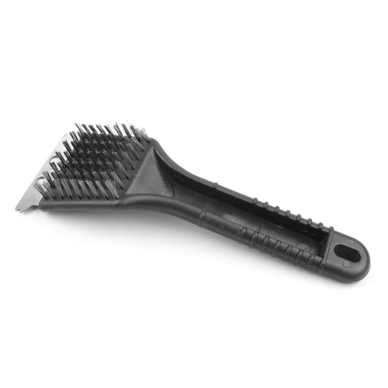 Portable Bird Droppings Cleaning Brush with Scraper Designed for Easy Handling and Lasting Durability for Bird Owners 1