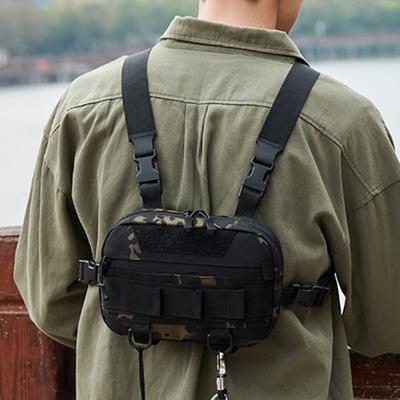 Yousheng Fishing Chest Bag Waterproof Oxford Cloth Lightweight Vest Pouch Large Capacity Outdoor Camping Hiking Hunting Fishing Gear Storage Backpack
