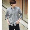 Giovanni Valentino Men's Cotton Striped Long-Sleeve Shirt
