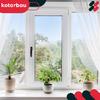 Window Handle for Balcony Doors Brown Spindle 35 MM