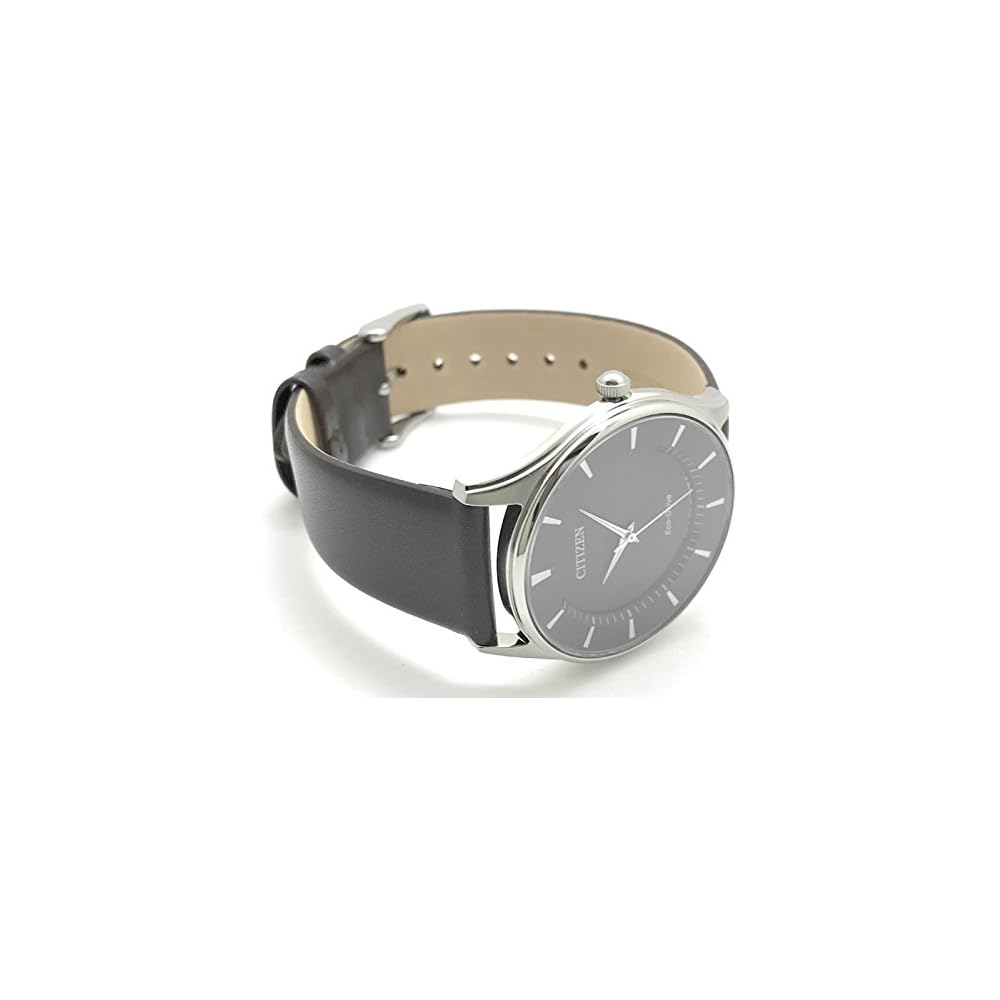 Citizen Eco-Drive Men's Slim Solar Watch with Leather Strap and Extra Band BJ6480-51E/DBR