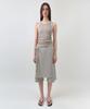 Simeteuligpeosenteu Chiffon Rib Jersey Sleeveless / Beige