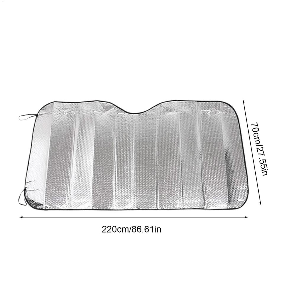Windshield Sun Shade-Car Window Shades Blocking Double-Sided Aluminum Foil for Cars,SUV,RV,Truck & Car Accessories