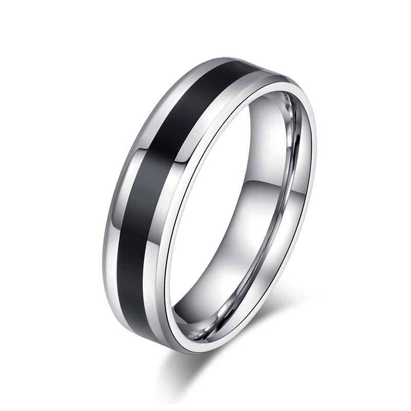Vnox Classic Wedding Rings for Women Men Stainless Steel Couple Jewelry Promise Band Alliance Bijoux