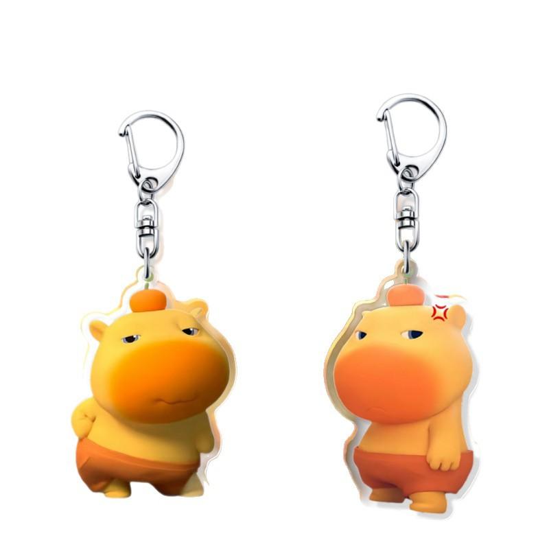 Lu Lu's Cute Emoticon Keychain, Cute and Quirky Cartoon Keychain, Schoolbag Pendant Decoration