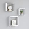 Day and Night - Day and Night Cube Wall Shelves 3 Units White MDF