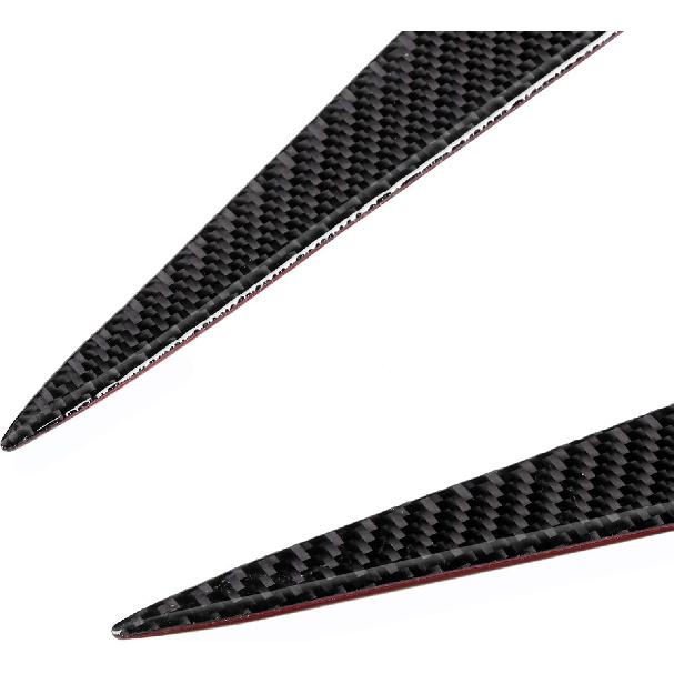 Carbon Fiber Front Headlight Eyebrows Eyelid Overlay Decal Cover Trim Headlight Eyelid Headlamp Eyebrow Strip Trim Eye Lid Deco ion Sticker Fit for