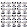 20pcs Cow Theme Silicone Beads Craft Beading Project For Kids Jewelry Friendship Bracelets Making Accessories