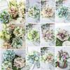 Elegant Real Touch Artificial Silk Flowers Bridal Wedding Bouquet For Home Party Decor