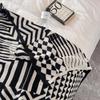 UOSU Geometric Knitted Blanket & Shawl