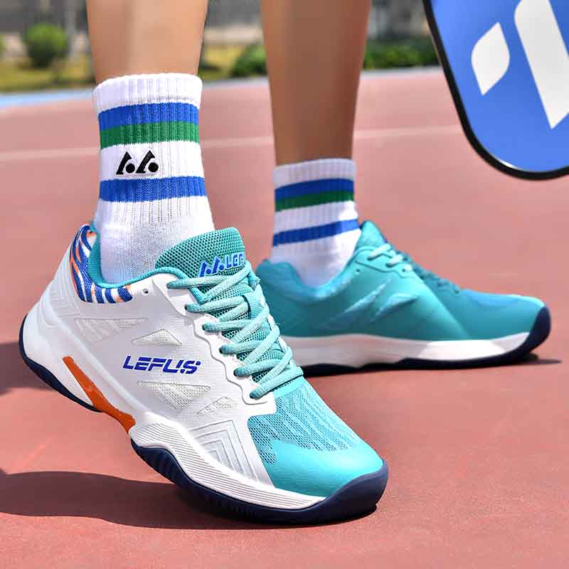 36-46 LEFUS Unisex Sneakers Shock-absorbing Anti-skid Wear-resistant and Breathable Badminton Shoes Professional Training Shoes