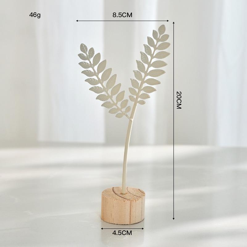 Rękodzieło metalowe, Kreatywne meble domowe, Wejście do salonu, Dekoracje do szafki na wino, Żelazne ozdoby w kształcie liścia ginkgo