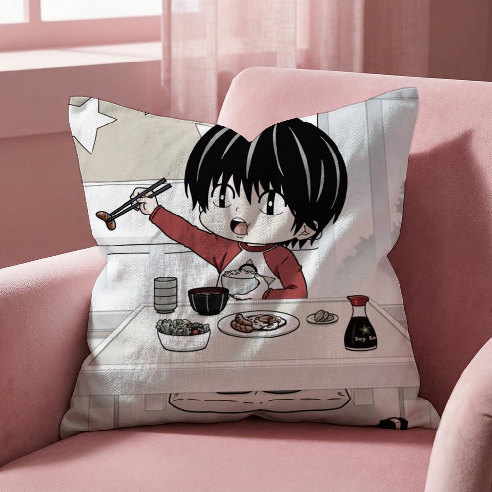 K-Kotaro Lives Alone Cushion Cover Multi-Scene Pillow Cover for Home & Car - Reversible, Soft & Durable for Daily Use