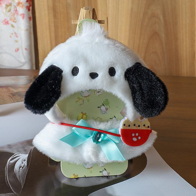 15Cm  Cute Plush Doll'S Clothes Cape Skirt Suit Sitting Party  Kuromi Clothes Monsters Vinyl Labubu Clothes