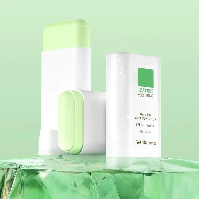 [NEW] Welderma Tea Tree Soothing Herb Tox Cica Sun Stick Refreshing SPF50 Zero Sebum