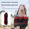 Lever-type Wear-resistant Canvas Tool Bag for Electricians and Woodworkers