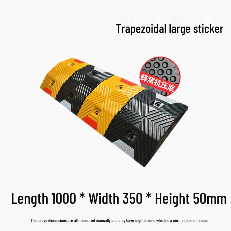 High Load Capacity Rubber Speed Bump for Car & Road Safety