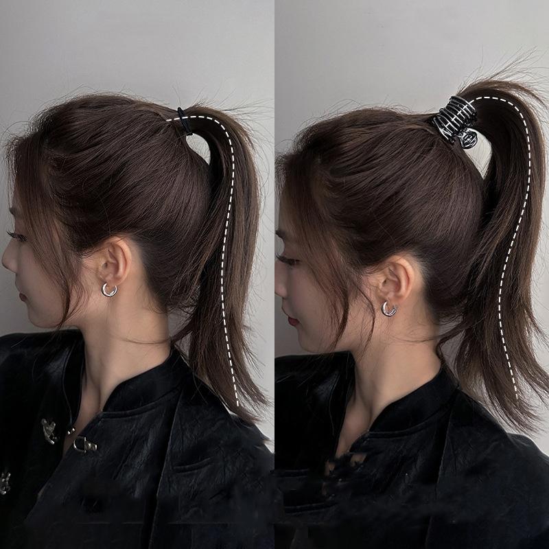 New High Ponytail Clip for Women Fashion Metal Hair Claw Girls Clamps Girl Fixed Hairpin Claw Clip Hair accessories Headwear