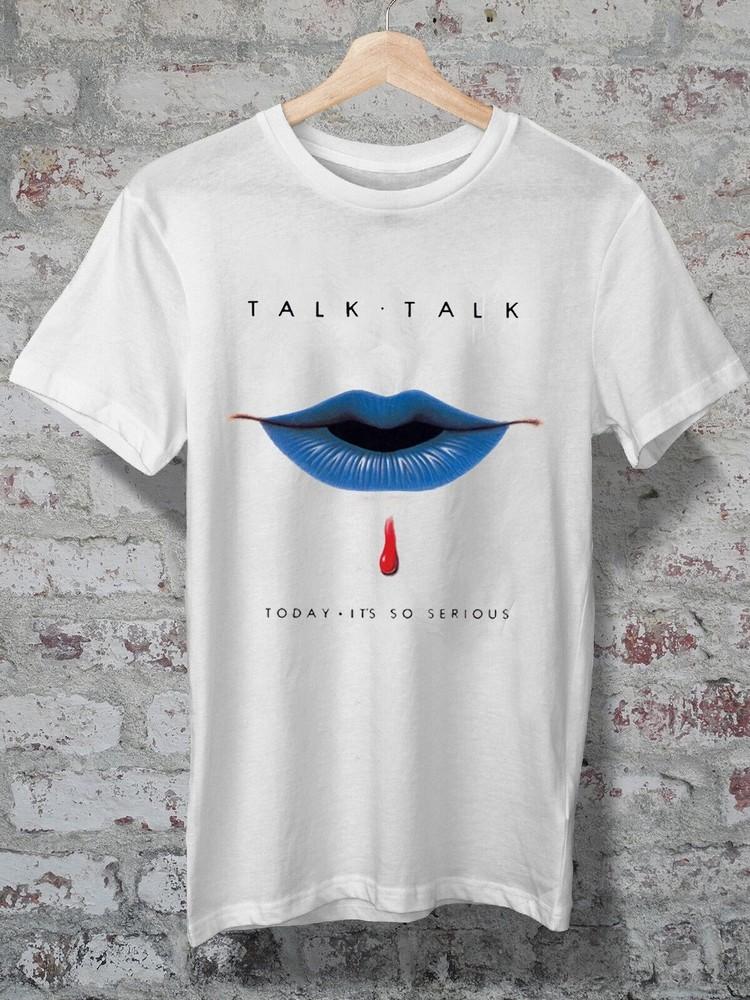 

Collection Talk Talk Band Short Sleeve Cotton White S-2345XL PA057 FREE SHIPPING Unisex T-Shirt L