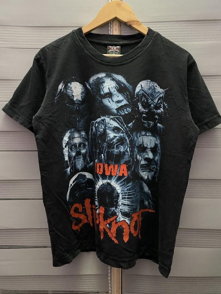 Винтажная футболка Slipknot Lowa Band Редкий дизайн Черная Унисекс S-5XL WA1787 Унисекс Футболка XXXL