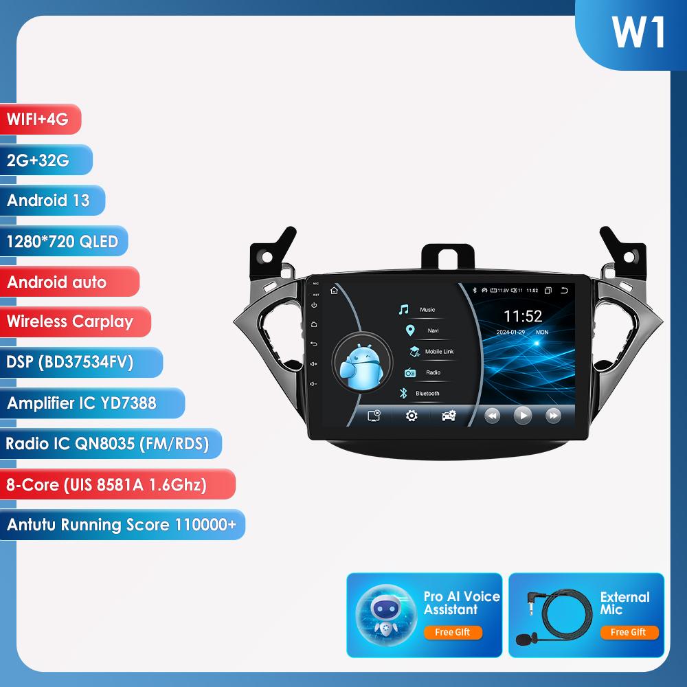 

Hizpo 8Core 7862 Audio 2din Android Autoradio для Opel Adam для Opel Corsa E Car Radio Multimedia Video Player GPS Carplay Auto 4G DSP Intelligent RDS W1 8Core 2G 32G AI