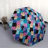 1pc Colorful Cats Pattern Automatic Open/Close Umbrella, Umbrella with cartoon Design, Portable Compact Umbrella for Men & Women, Good Holid
