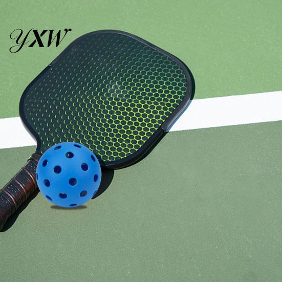 Elastic Pickleball 3Pcs 40-Holes High Bounce Visibility PE Indoor Outdoor Balls Tournament Training Practice Ball Accessories