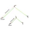 10Pcs Wire Fishings Leader Luminously Tube Balance Bracket AntiTangle Boom