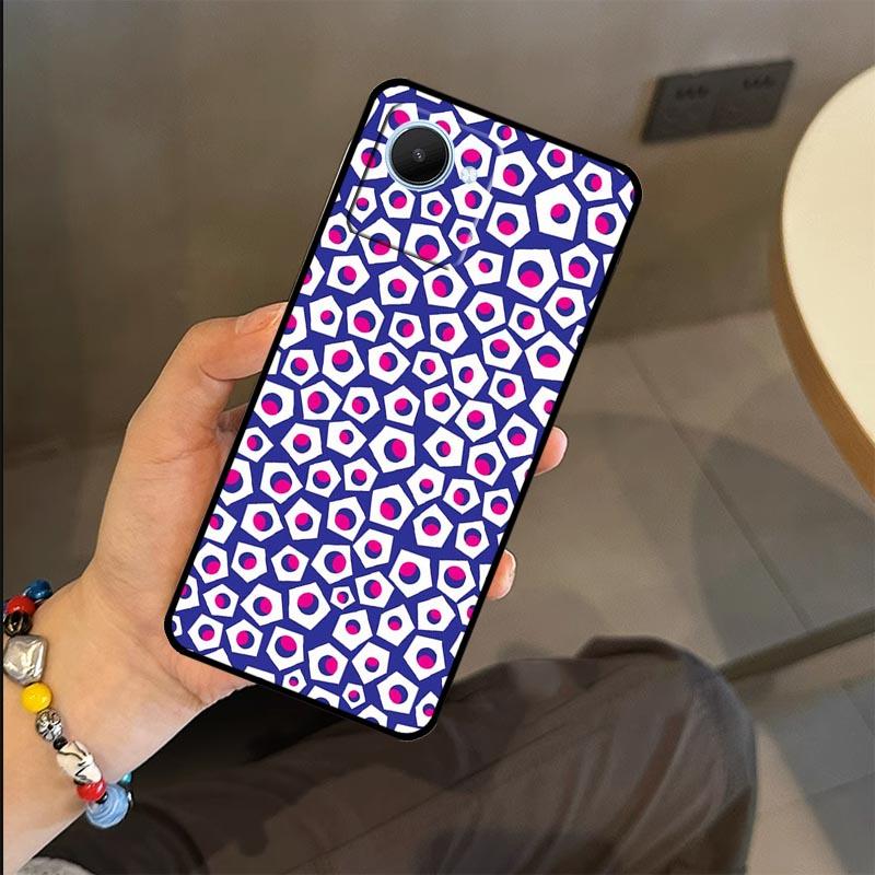 Vintage Ornament Case For Realme C63 C61 C55 C51 C53 C25 C65 C67 C71 C75 GT6 GT7 Pro 11 12 13 14 15 Pro Plus