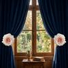 Realistic Rose Curtain Clips Exquisite Curtain Straps Clips Curtain Tape  Dormitory