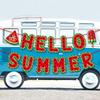 Paper Hello Summer Banner Festival Watermelon Spiral Hanging Flag  Party Favors