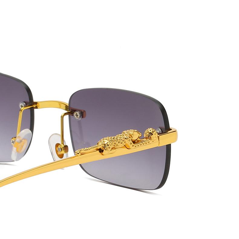 Superhot Eyewear 68816 Fashion 2022 Men Women Rectangle Sun Glasses Retro Vintage Rimless Sunglasses