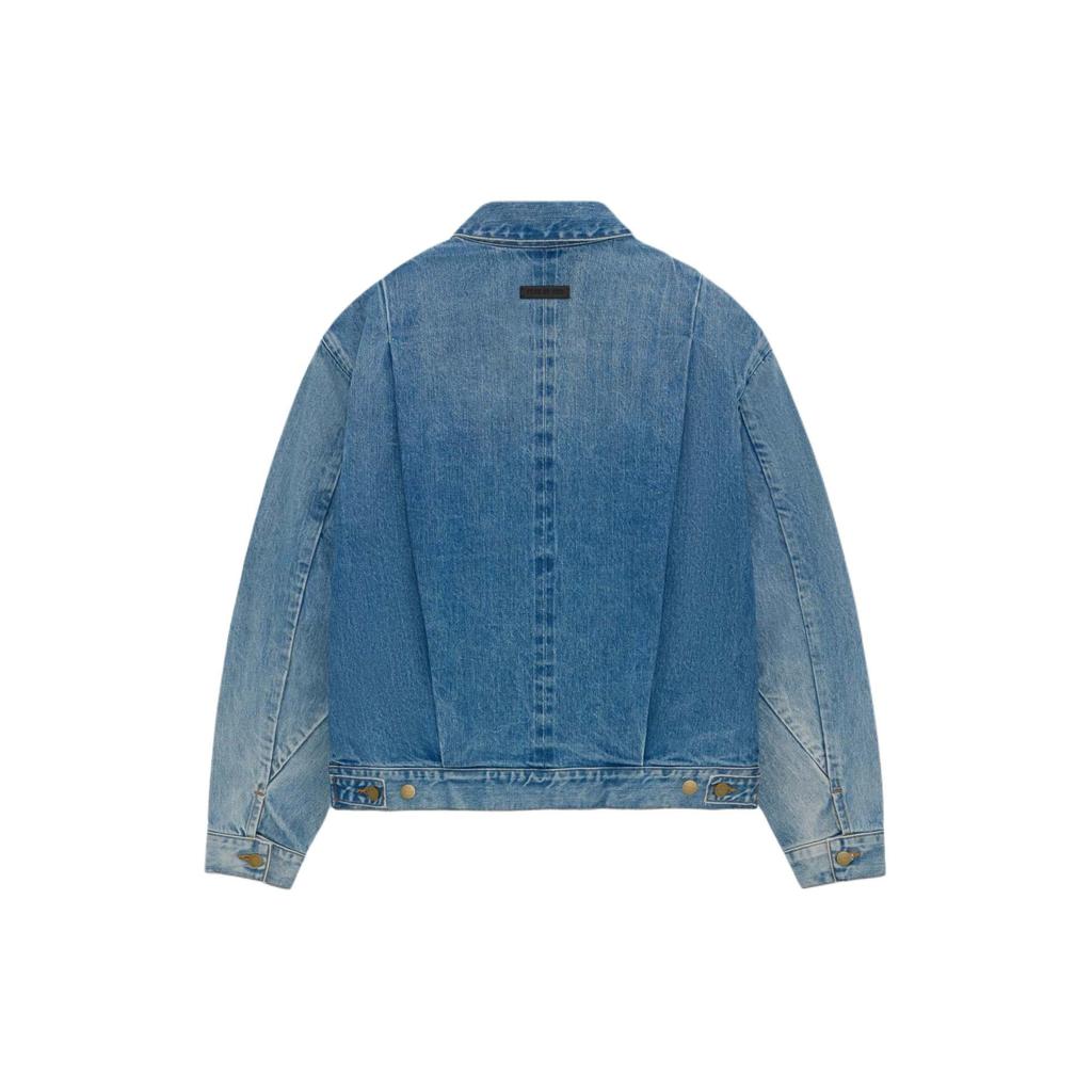 Fear Of God Drop Shoulder Zipped Denim Jacket FG830-001DNM-436