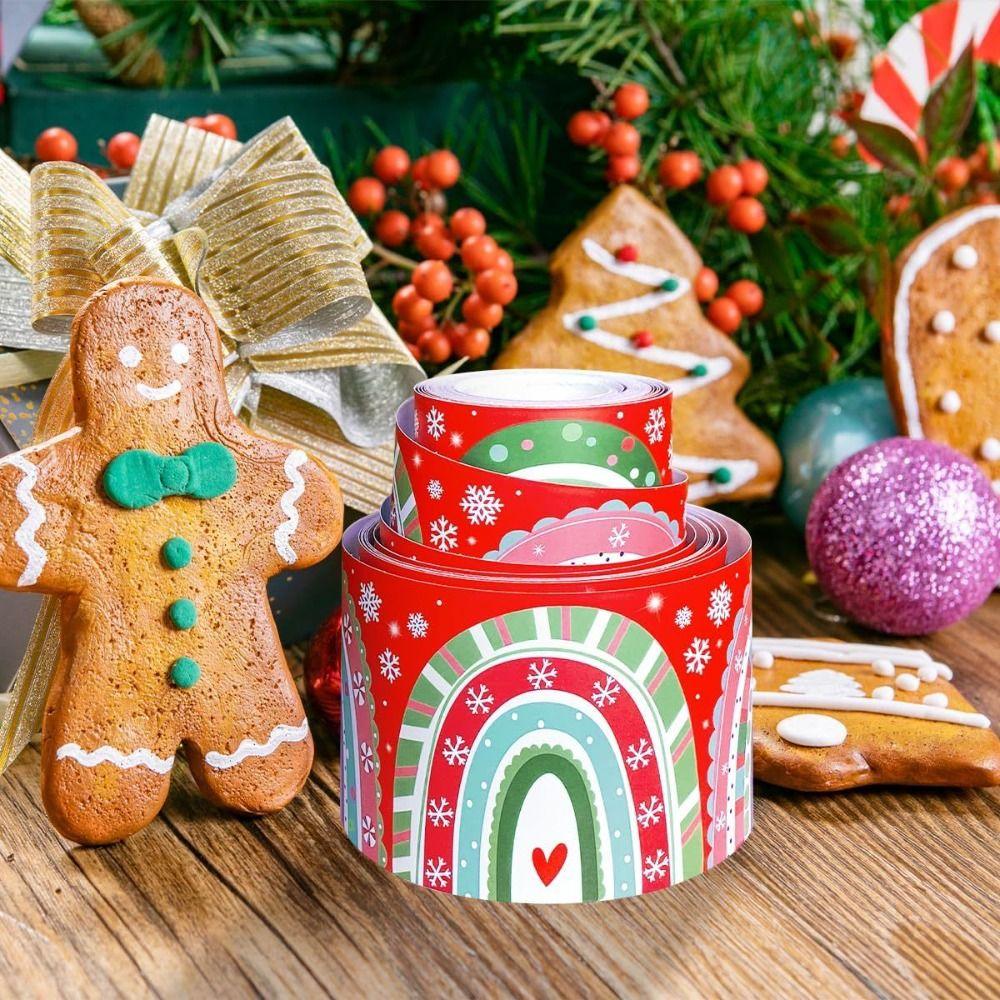 New Self Adhesive Chalkboard Board Border Christmas DIY Border Classroom Decors 10m Decorative Stickers Handmade Crafts