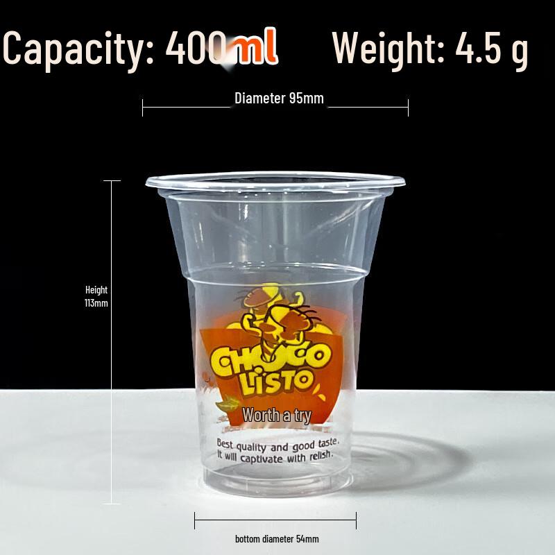 Zebi Disposable PP Plastic Drink Cups