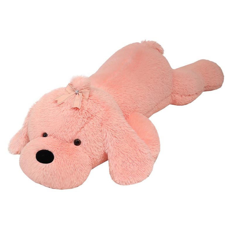 Large Dog Throw Pillow Plush Toy Doll Big Dog Teddy Dog Doll Girl Sleeping Soothing Rag Doll
