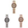 Fashion Ladies Jewelry Watch With Flower Design And Rhinestone Decor For Evening Wear