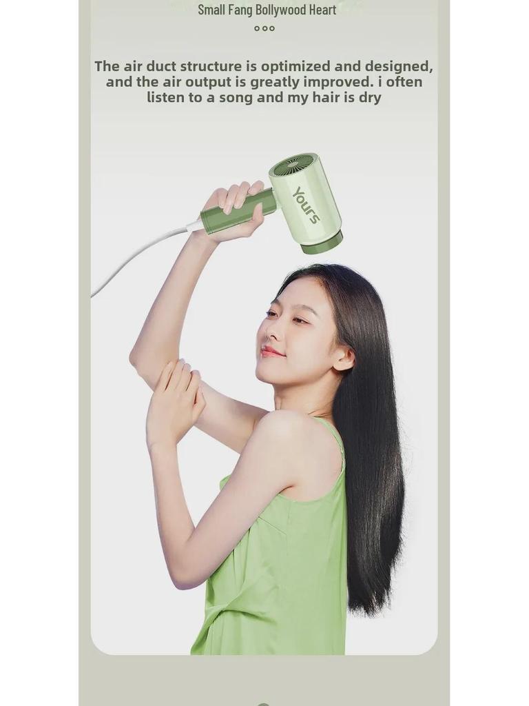 Yongri Wysokiej Mocy Przenośna Suszarka do Włosów - Stała Temperatura do Użytku Domowego i Akademickiego