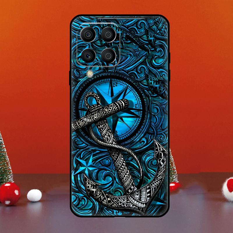 

Sailing compass nautical Sea turtle For Samsung Galaxy M14 M34 M54 M11 M21 M31 M13 M33 M35 M53 M55 M15 M12 M32 M52 M06 M16 Case Samsung M55